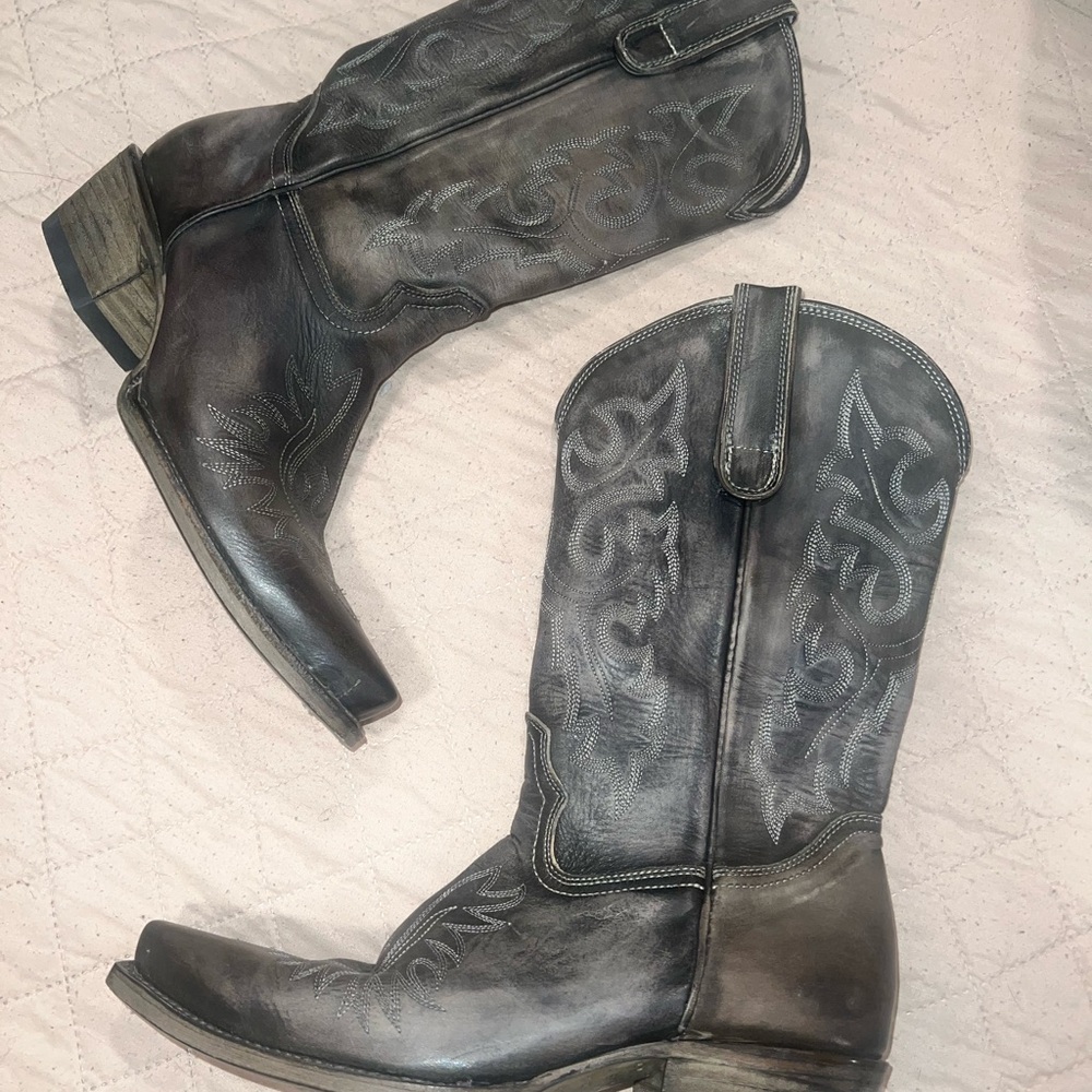 Black Western Cowboy Boots